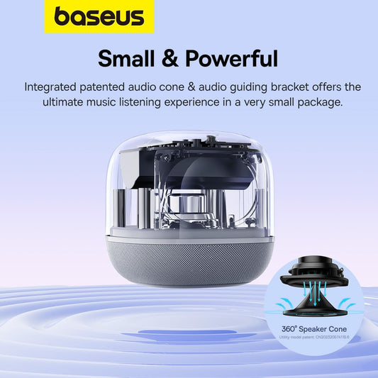 Ηχείο Bluetooth Baseus AeQur V2, Λευκό