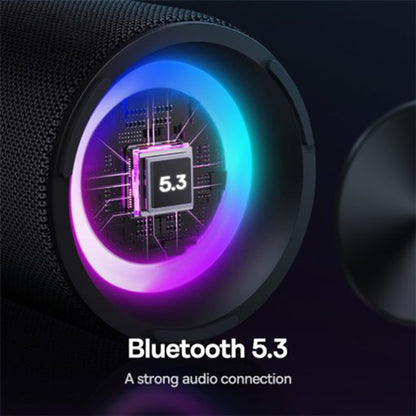 Φορητό ηχείο Bluetooth Baseus AeQur V020, 2 x 7.5W, TWS, RGB, αδιάβροχο, μαύρο A20067900117-00 