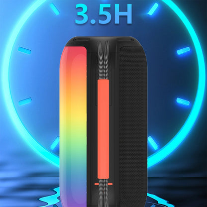 Φορητό Ηχείο Bluetooth Dudao Y21, 2 x 5W, TWS, RGB, Μαύρο