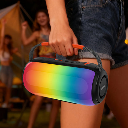 Φορητό Ηχείο Bluetooth Dudao Y21, 2 x 5W, TWS, RGB, Μαύρο