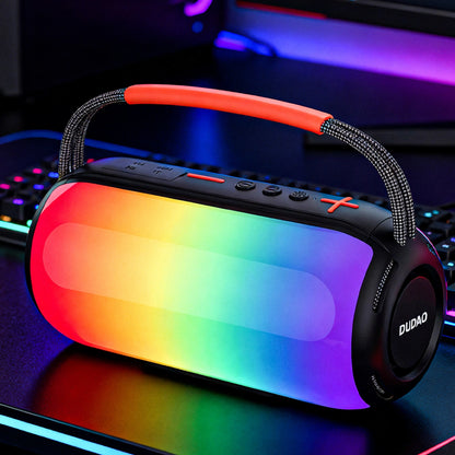 Φορητό Ηχείο Bluetooth Dudao Y21, 2 x 5W, TWS, RGB, Μαύρο