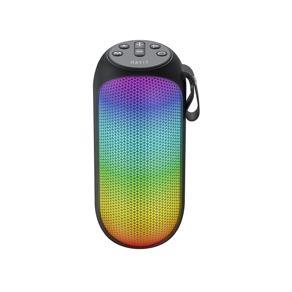 Φορητό Ηχείο Bluetooth HAVIT SK808BT, 8W, RGB, Αδιάβροχο, Μαύρο