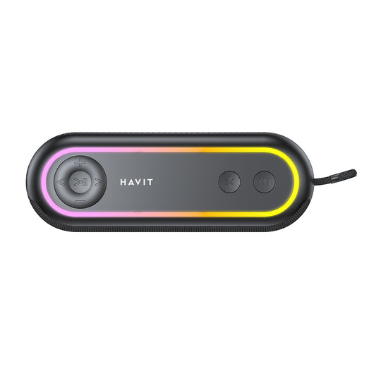 Φορητό Ηχείο Bluetooth HAVIT SK810BT, 7W, RGB, Αδιάβροχο, Μαύρο
