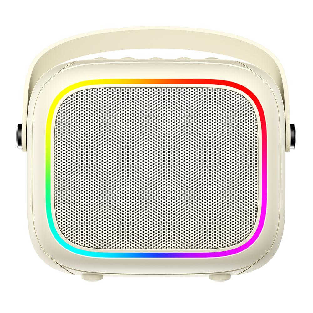 Φορητό Ηχείο Bluetooth HAVIT SK818BT Karaoke, 5W, RGB, Αδιάβροχο, Μπεζ