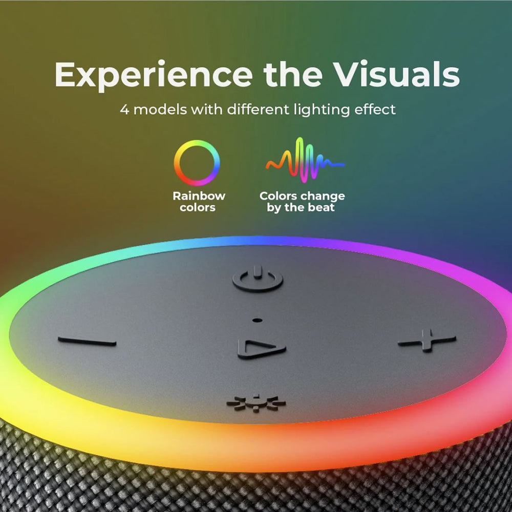 Φορητό Ηχείο Bluetooth HAVIT SK833BT, 2 x 10W, RGB, Αδιάβροχο, Μαύρο