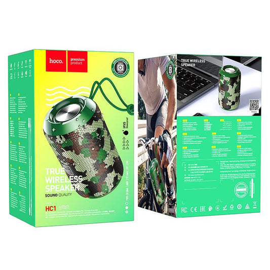 Φορητό Ηχείο Bluetooth HOCO HC1, 5W, TWS, Αδιάβροχο, Μεταμφίεση
