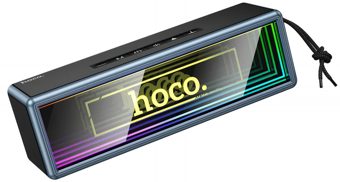Φορητό Ηχείο Bluetooth HOCO HC40, 2 x 10W, TWS, RGB, Μαύρο