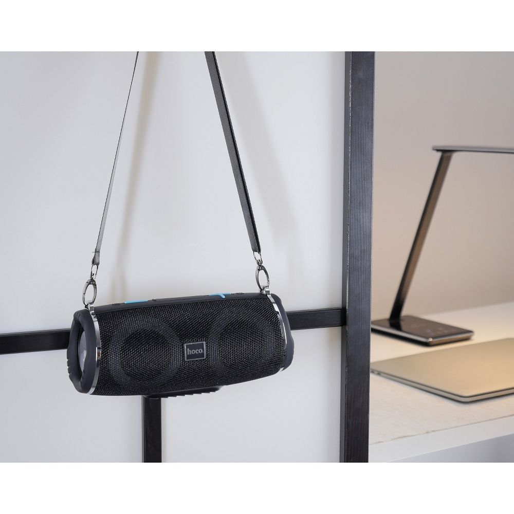 Φορητό Ηχείο Bluetooth HOCO HC12, 10W, RGB, Αδιάβροχο, Μαύρο