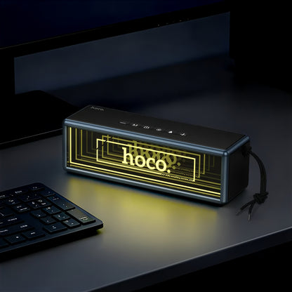 Φορητό Ηχείο Bluetooth HOCO HC40, 2 x 10W, TWS, RGB, Μαύρο