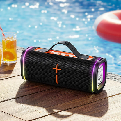 Φορητό Ηχείο Bluetooth HOCO HC51, 30W, TWS, RGB, Μαύρο