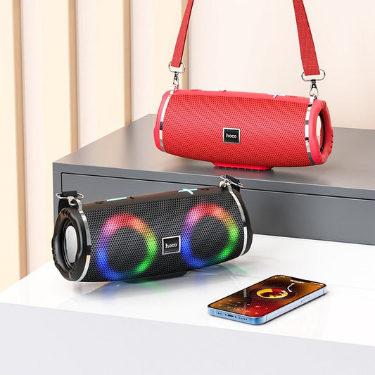 Φορητό Ηχείο Bluetooth HOCO HC12, 10W, RGB, Αδιάβροχο, Μαύρο