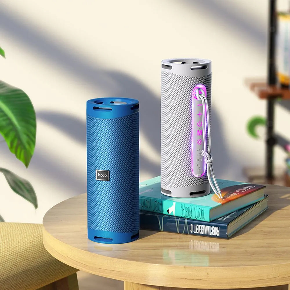 Φορητό Ηχείο Bluetooth HOCO HC9 Dazzling Pulse Sports, 10W, TWS, RGB, Μπλε