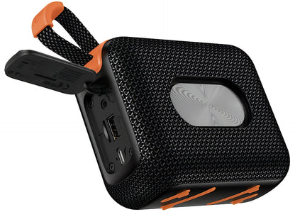 HOCO HC31 Portable Bluetooth Speaker, 10W, TWS, RGB, Waterproof, Black