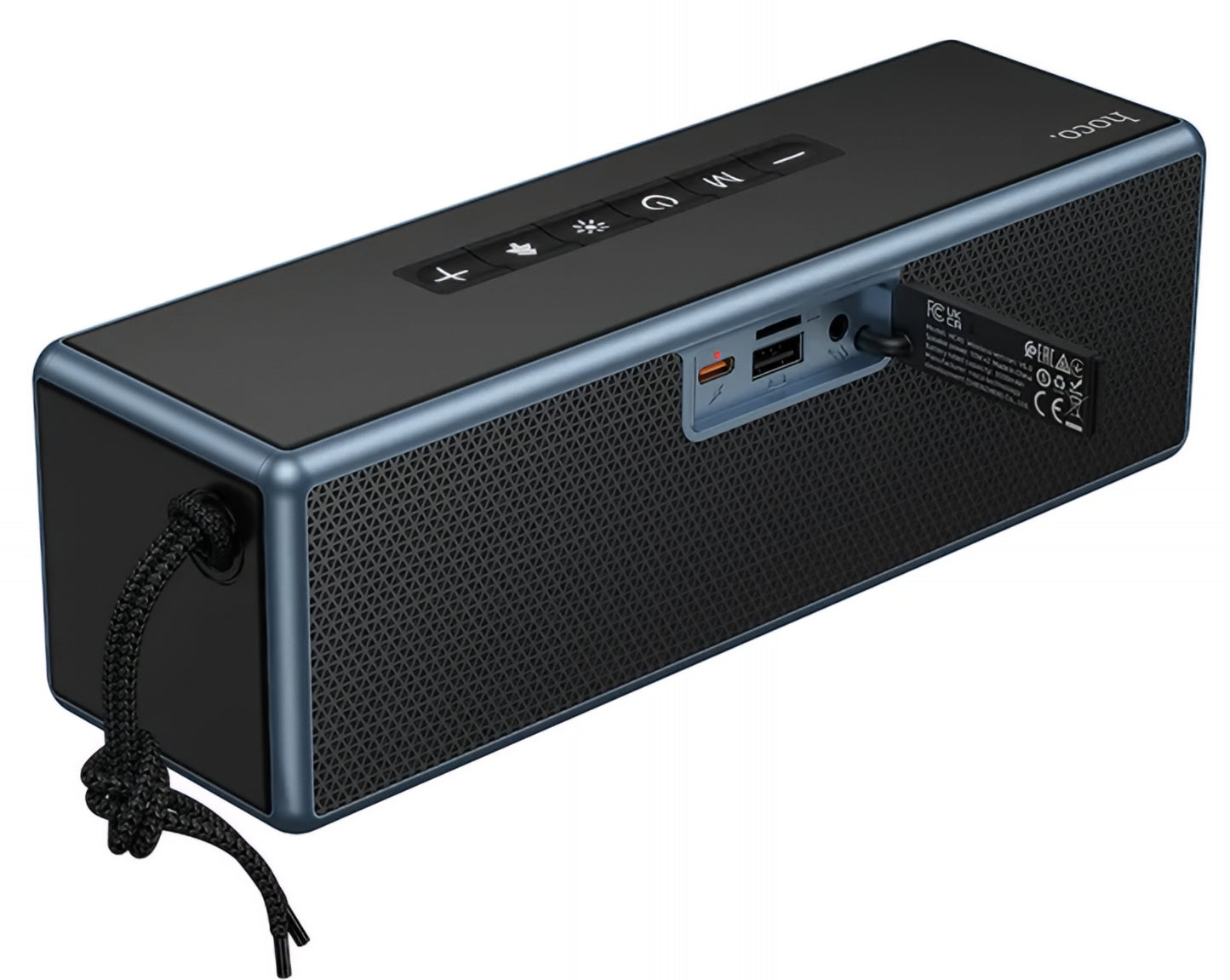 Φορητό Ηχείο Bluetooth HOCO HC40, 2 x 10W, TWS, RGB, Μαύρο