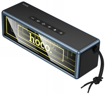 Φορητό Ηχείο Bluetooth HOCO HC40, 2 x 10W, TWS, RGB, Μαύρο