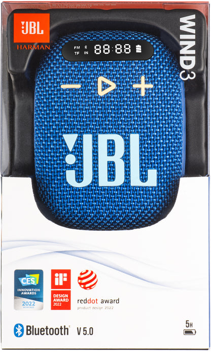Φορητό Ηχείο Bluetooth JBL Wind 3, 5W, Αδιάβροχο, Μπλε JBLWIND3BLU