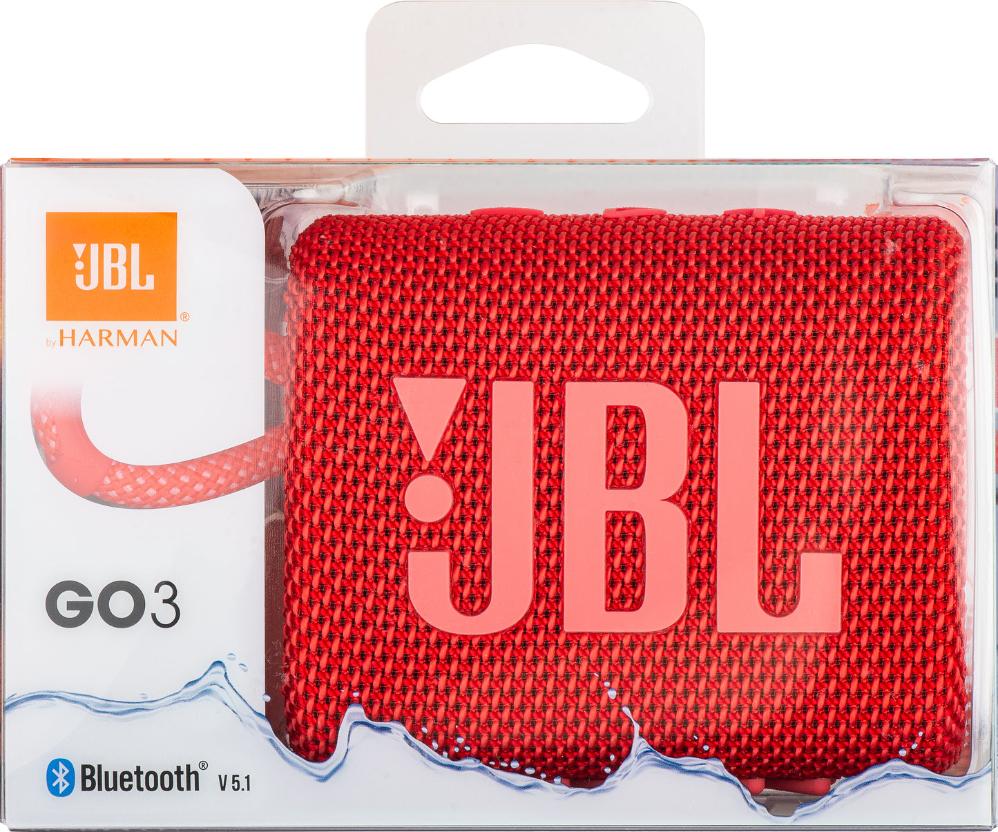 Φορητό ηχείο Bluetooth JBL GO 3, 4.2W, επαγγελματικός ήχος, αδιάβροχο, ροζ JBLGO3RED