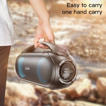 Φορητό Ηχείο Bluetooth Yesido YSW19, 40W, RGB, Αδιάβροχο, Μαύρο