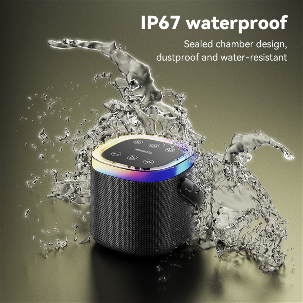 Φορητό Ηχείο Bluetooth Yesido YSW25, 5W, RGB, Μαύρο