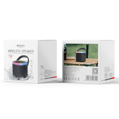 Φορητό Ηχείο Bluetooth Yesido YSW25, 5W, RGB, Μαύρο