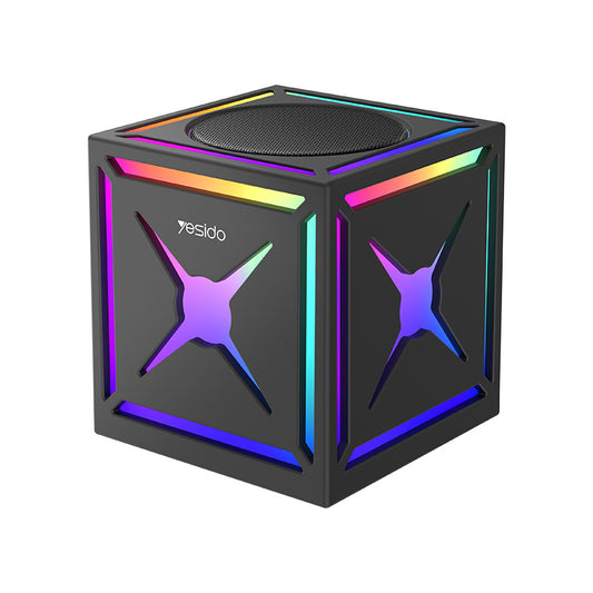 Ηχείο Bluetooth Yesido YSW34, 8W, RGB, Μαύρο