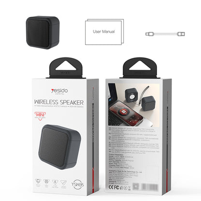 Φορητό Ηχείο Bluetooth Yesido YSW35, 5W, TWS, Αδιάβροχο, Μαύρο