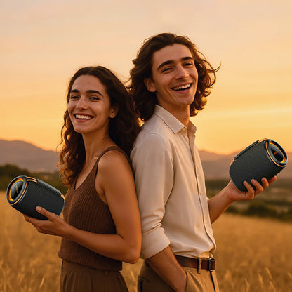 Yesido YSW39 Portable Bluetooth Speaker, 20W, TWS, RGB, Black