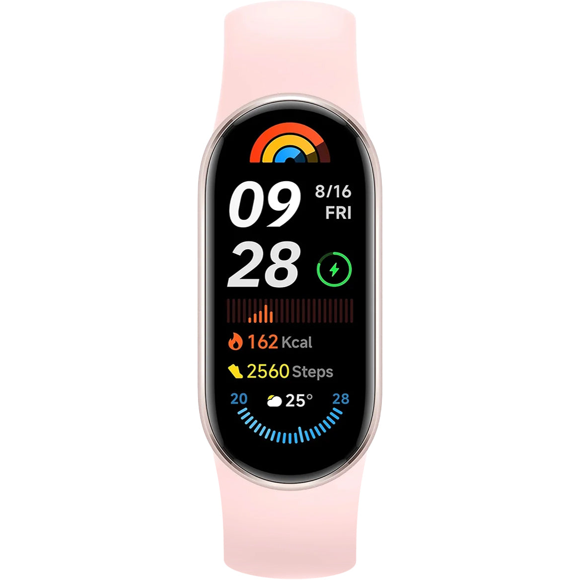 Βραχιόλι γυμναστικής Xiaomi Mi Smart Band 9, ροζ BHR834545GL 