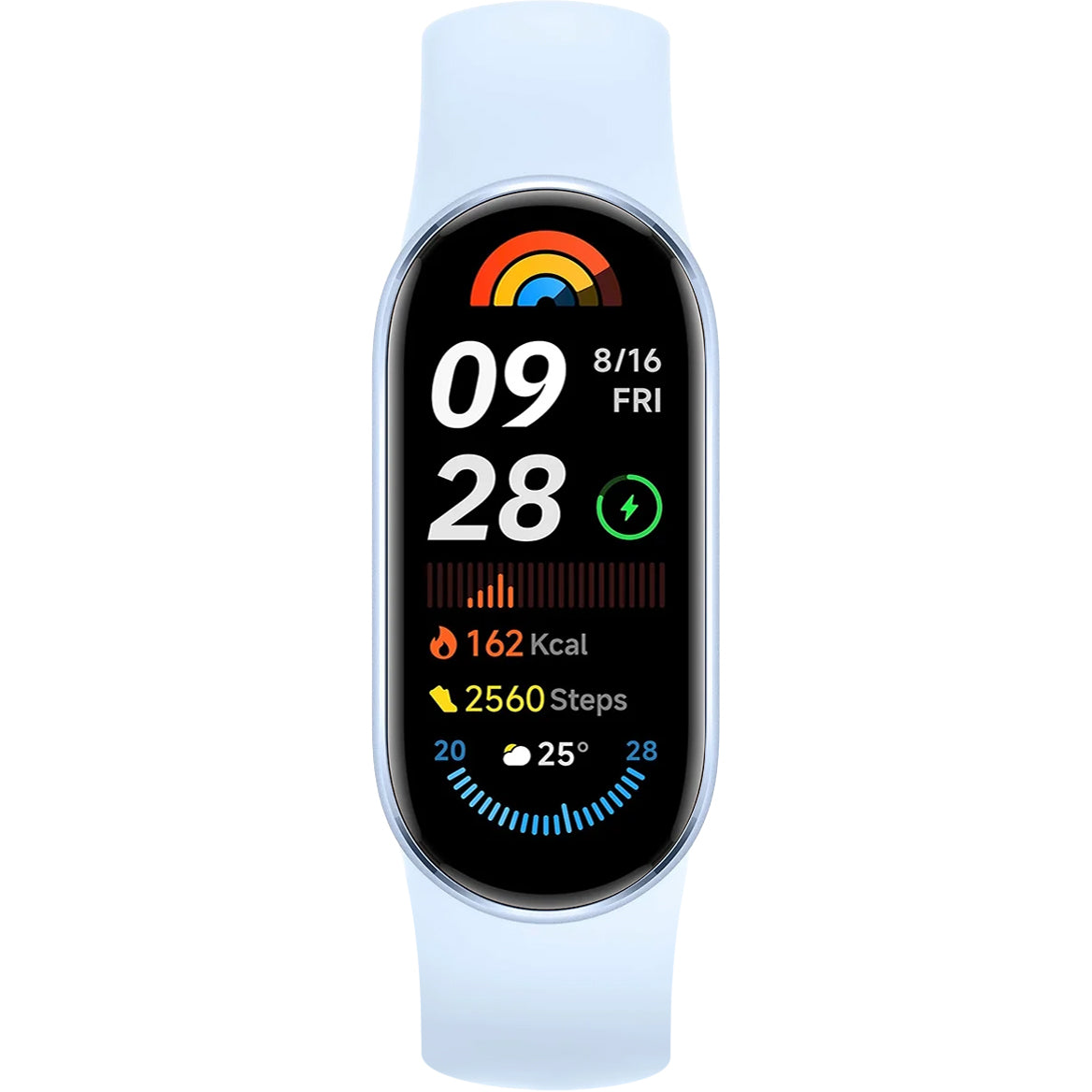 Βραχιόλι γυμναστικής Xiaomi Mi Smart Band 9, μπλε BHR8346GL 