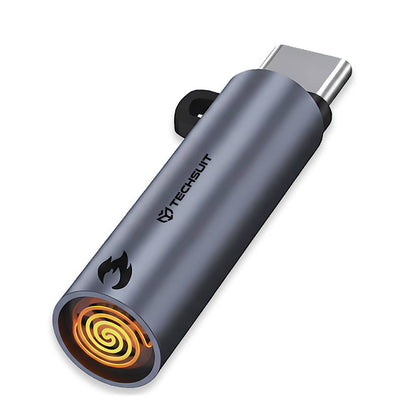 Ηλεκτρικό Αναπτήρα Techsuit SmokeX ML1, USB-C, Γκρι