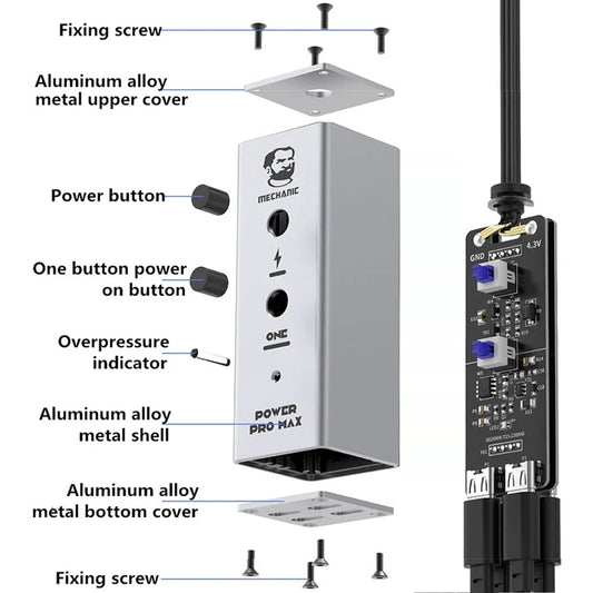 Καλώδιο Τροφοδοσίας Mechanic Power Pro Max για Apple iPhone 6 - 13 Pro Max Series