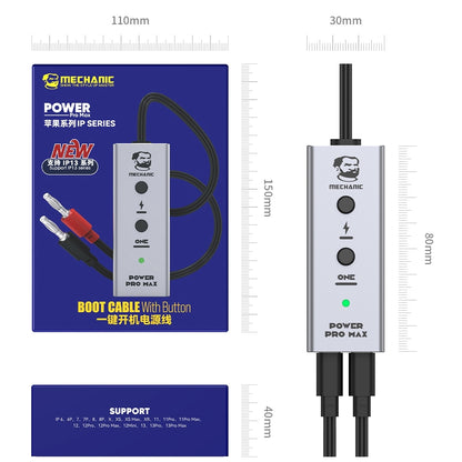 Mechanic Power Pro Max Power Cable for Apple iPhone 6 - 13 Pro Max Series