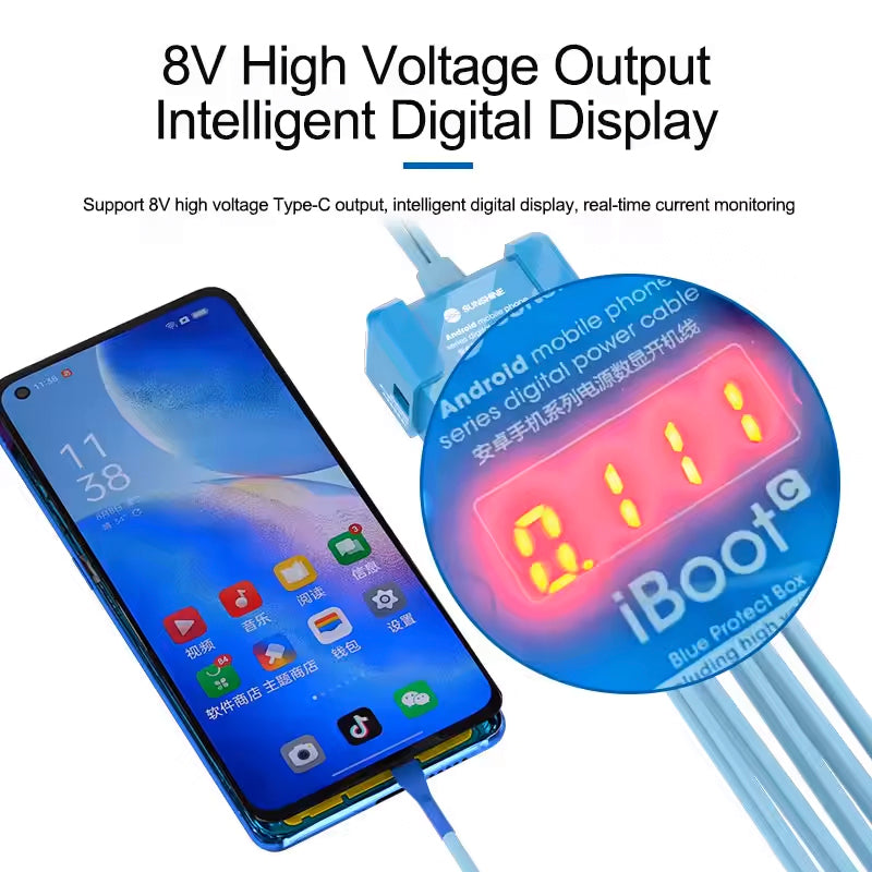 Καλώδιο Τροφοδοσίας Sunshine IBOOT-B για Android microUSB Series