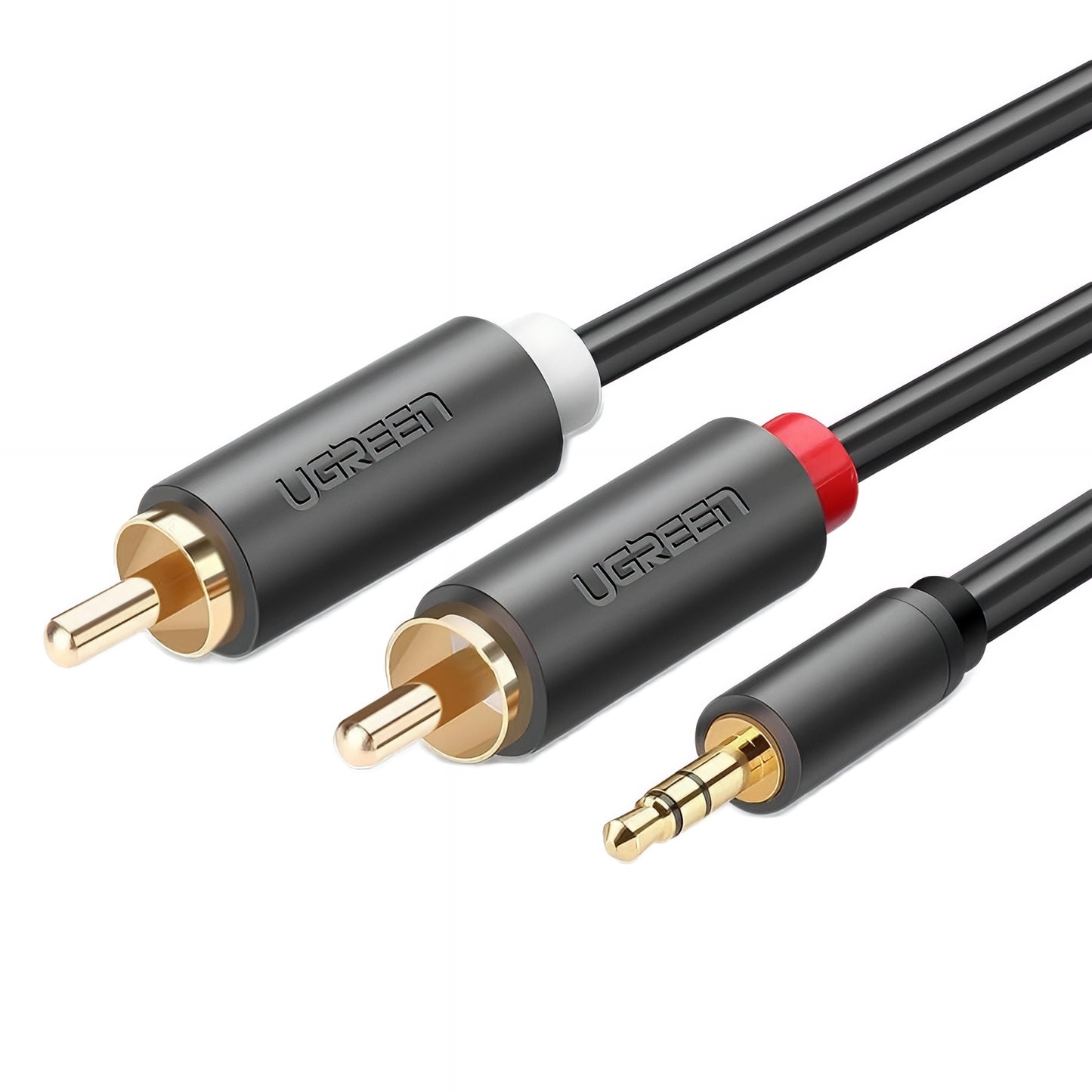 Καλώδιο Ήχου 3.5mm - 2 x RCA UGREEN AV102, 1.5m, Γκρι