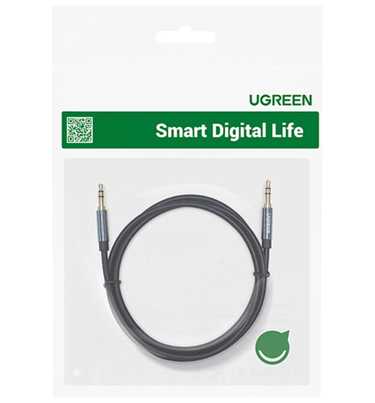 Καλώδιο Ήχου 3.5mm - 3.5mm UGREEN AV112, 1m, Μπλε