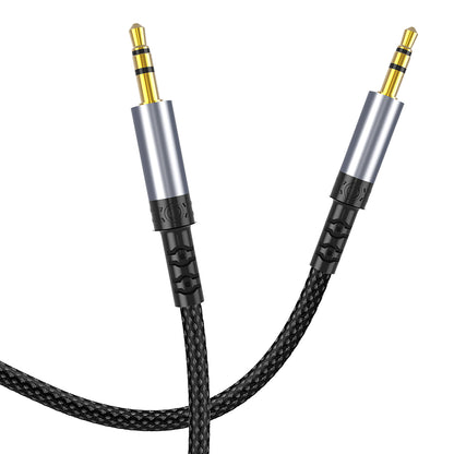 Audio Cable 3.5mm - 3.5mm Lito LA01D, 1m, Black