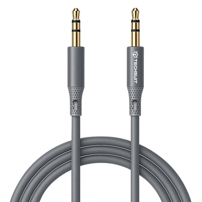 Καλώδιο Ήχου 3.5mm - 3.5mm Techsuit AC3 SoundFlex, 1m, Γκρι
