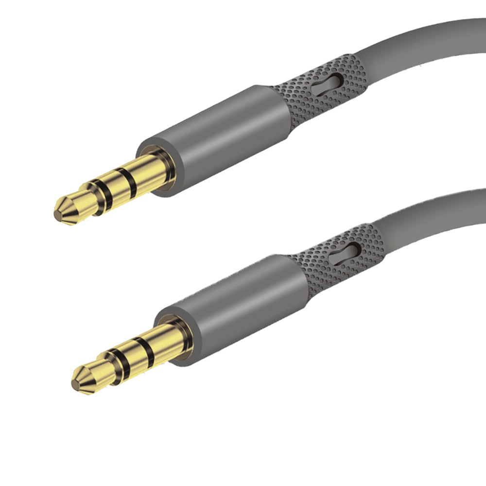 Καλώδιο Ήχου 3.5mm - 3.5mm Techsuit AC3 SoundFlex, 1m, Γκρι