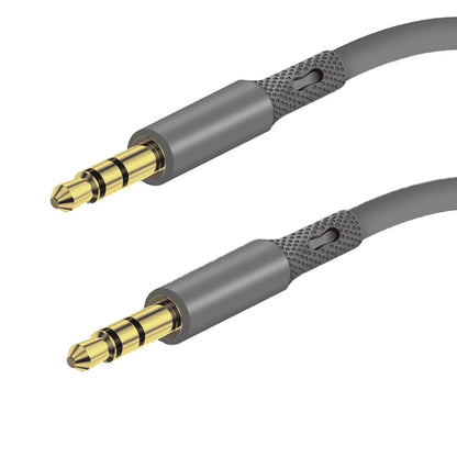 Καλώδιο Ήχου 3.5mm - 3.5mm Techsuit AC3 SoundFlex, 1m, Γκρι