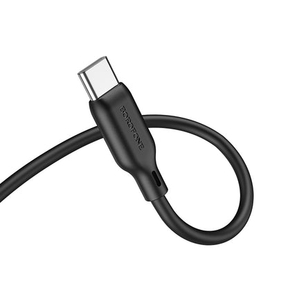 Καλώδιο ήχου 3.5mm - USB-C Borofone BL18, 1m, Μαύρο 