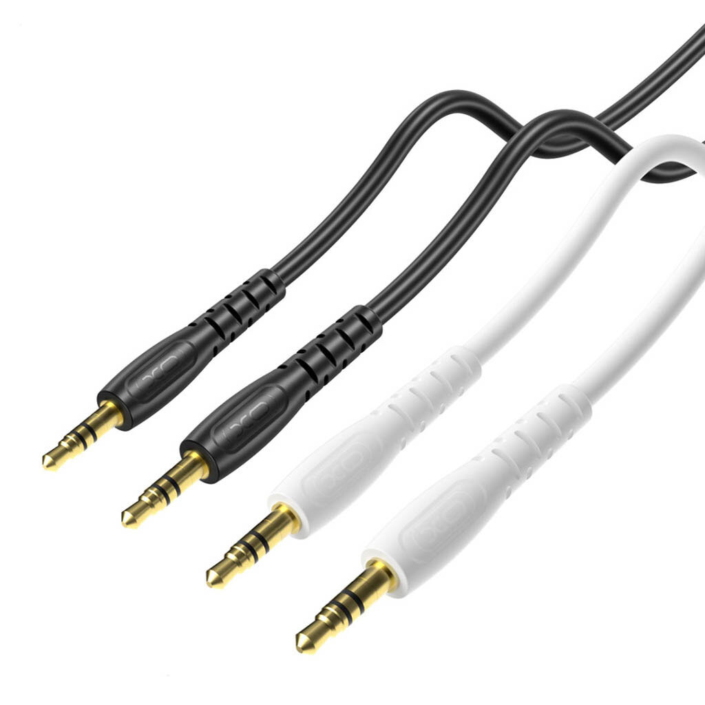 Καλώδιο Ήχου 3.5mm - 3.5mm XO Design NB-R270, 1m, Λευκό