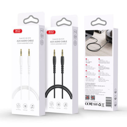 Καλώδιο Ήχου 3.5mm - 3.5mm XO Design NB-R270, 1m, Λευκό