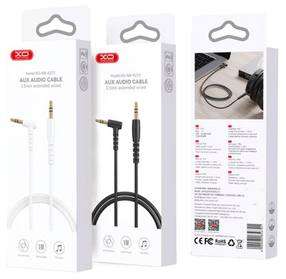 Καλώδιο Ήχου 3.5mm - 3.5mm XO Design NB-R272, 1m, Μαύρο