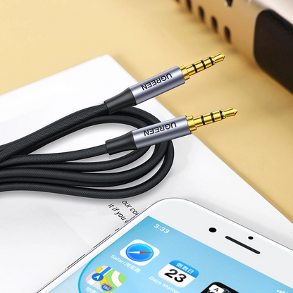 Καλώδιο ήχου 3,5mm - 3,5mm UGREEN AV183, 1,5μ, Μαύρο