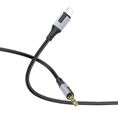 Καλώδιο Ήχου Lightning - 3.5mm Borofone BL19 Creator, 1m, Μαύρο