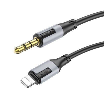 Καλώδιο Ήχου Lightning - 3.5mm Borofone BL19 Creator, 1m, Μαύρο