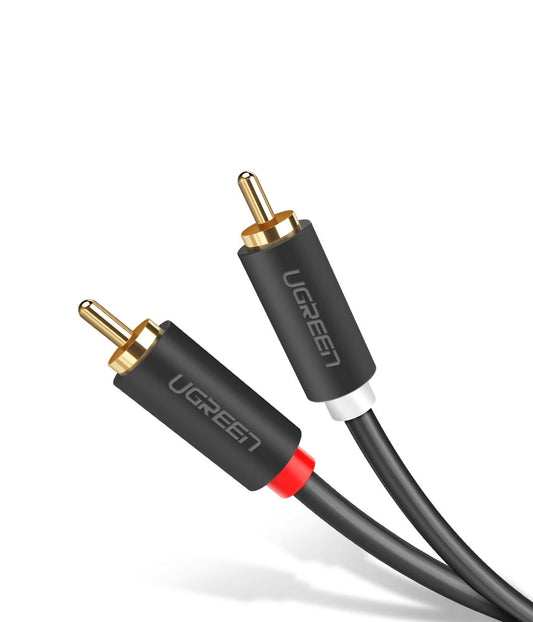 Καλώδιο Ήχου UGREEN AV104, 2 x RCA - 2 x RCA, 2m, Μαύρο