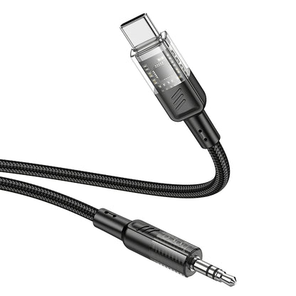 Καλώδιο Ήχου USB-C - 3.5mm HOCO UPA27, 1.2m, Μαύρο