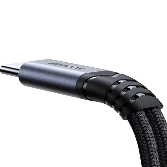 Καλώδιο Ήχου USB-C - 3.5mm / USB-C Joyroom SY-C02, 0.14m, Μαύρο