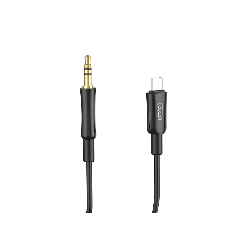 Καλώδιο ήχου USB-C - 3.5mm XO Design NB-R255B, 1m, Μαύρο 